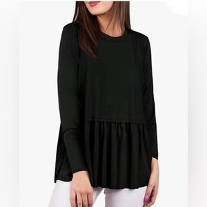 Aritzia - Wilfred Descartes Peplum LS Top